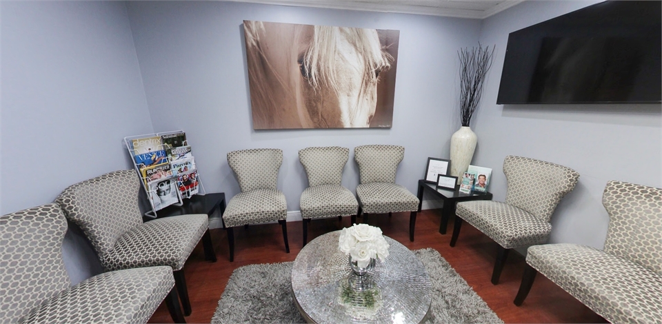 Waiting area at Smile Design Dental of Hallandale Beach