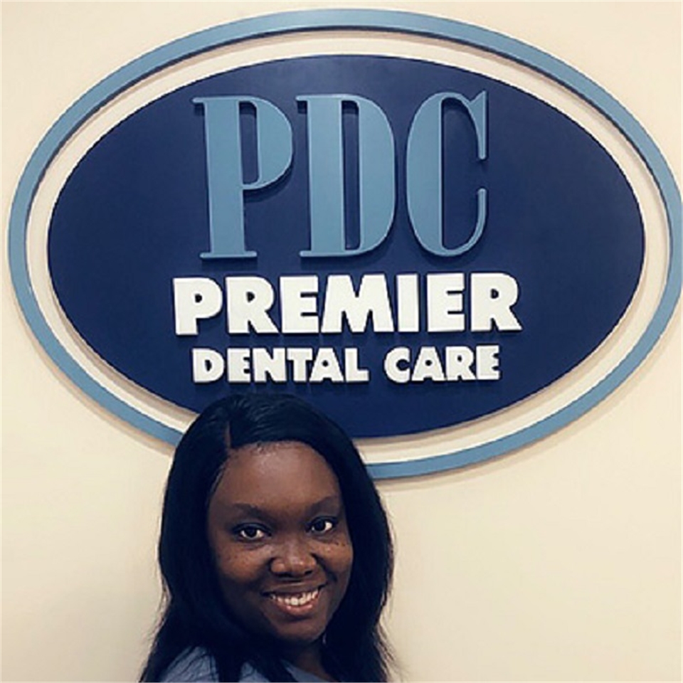 Dental assistant Tameca at Premier Dental Care Dentagama