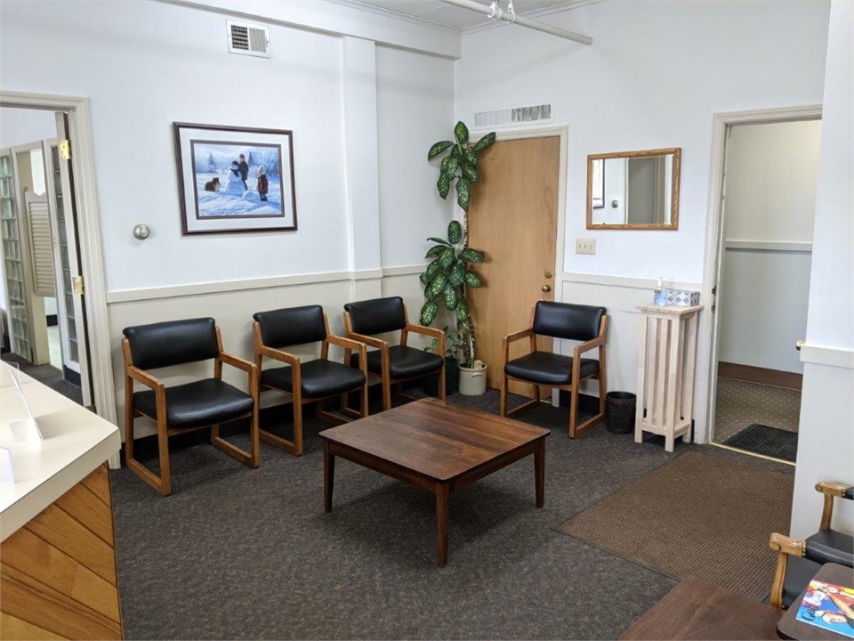 Waiting area at Gloversville dentist Harrison Family Dentists