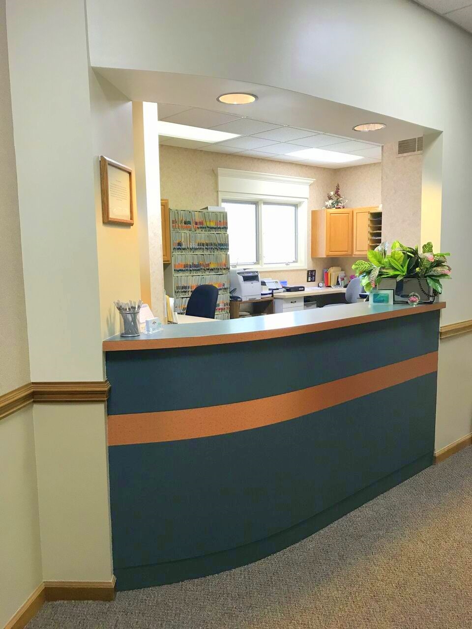 Check out at the office of Steven Ellinwood DDS Fort Wayne IN 46835