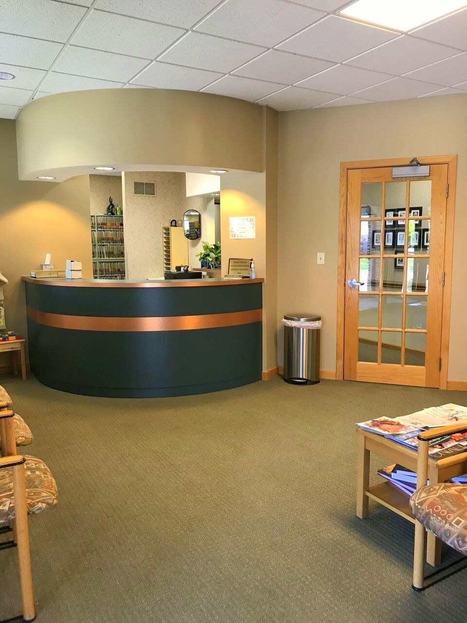 Reception area