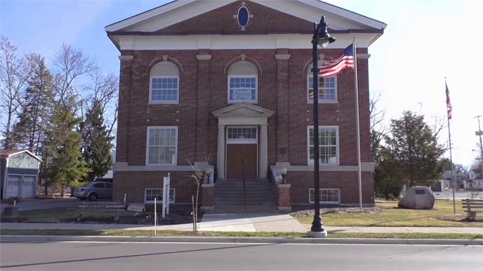 Historic Pataskala Town Hall at 6 minutes drive to the south of Pataskala Dental Arts