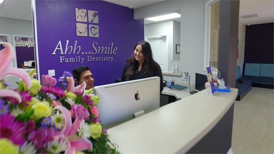 Reception team at Laredo dentist Ahh Smile Family Dentistry