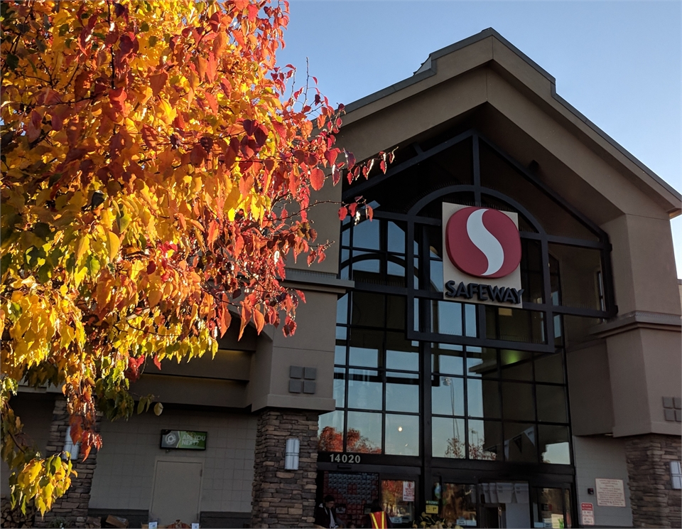 Safeway at 5 minutes to the north of Dr. C Orthodontics