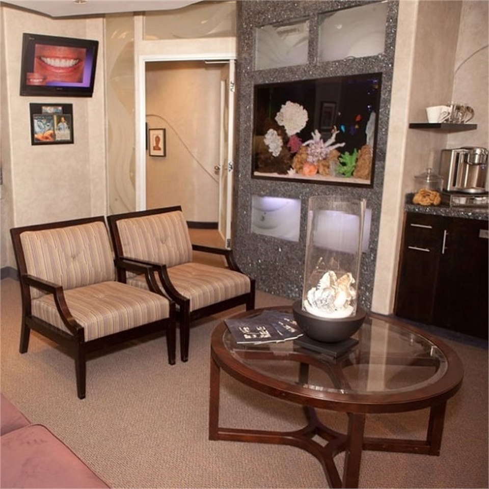 waiting area reception desk at Hornbrook Center of Dentistry La Mesa CA