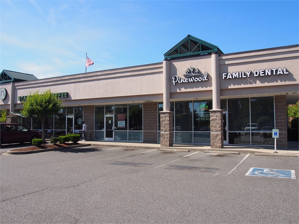 Starbucks Coffee just few paces to the west Pinewood Family Dental Marysville WA