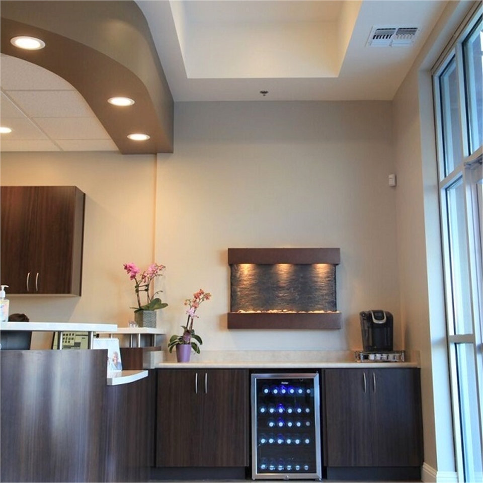 Beverage bar at Persimmon Dental Care Dublin CA 94568