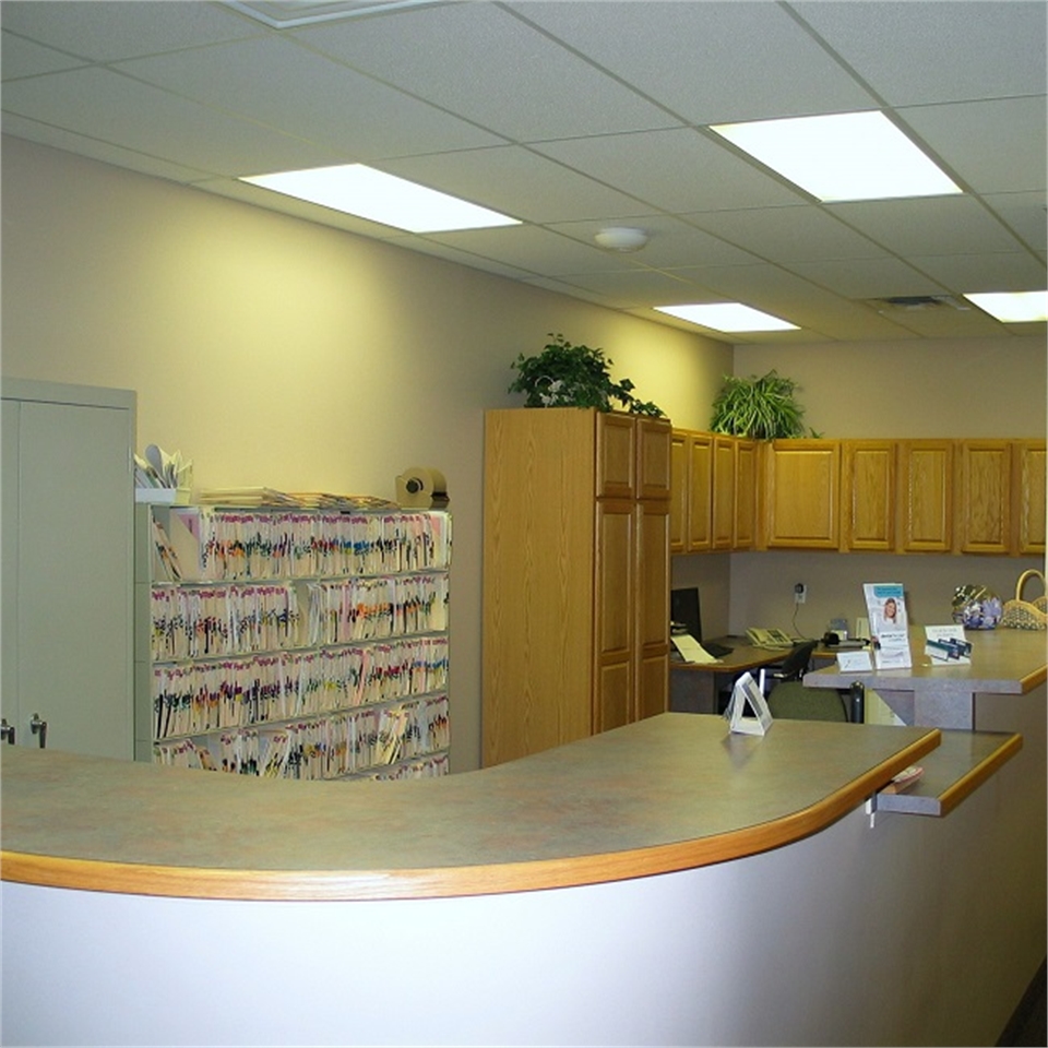 Front office at the dental clinic of Michael J Aiello DDS Clinton Township MI 48038