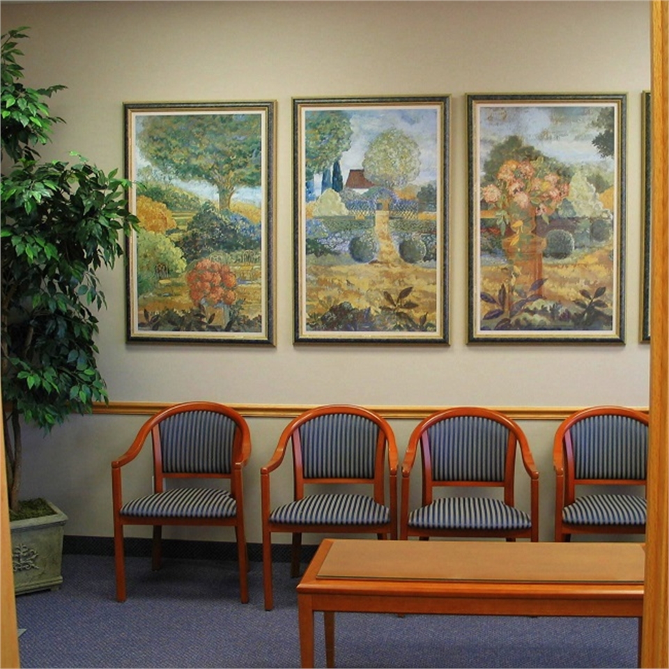 Waiting area at the office of Michael J Aiello DDS