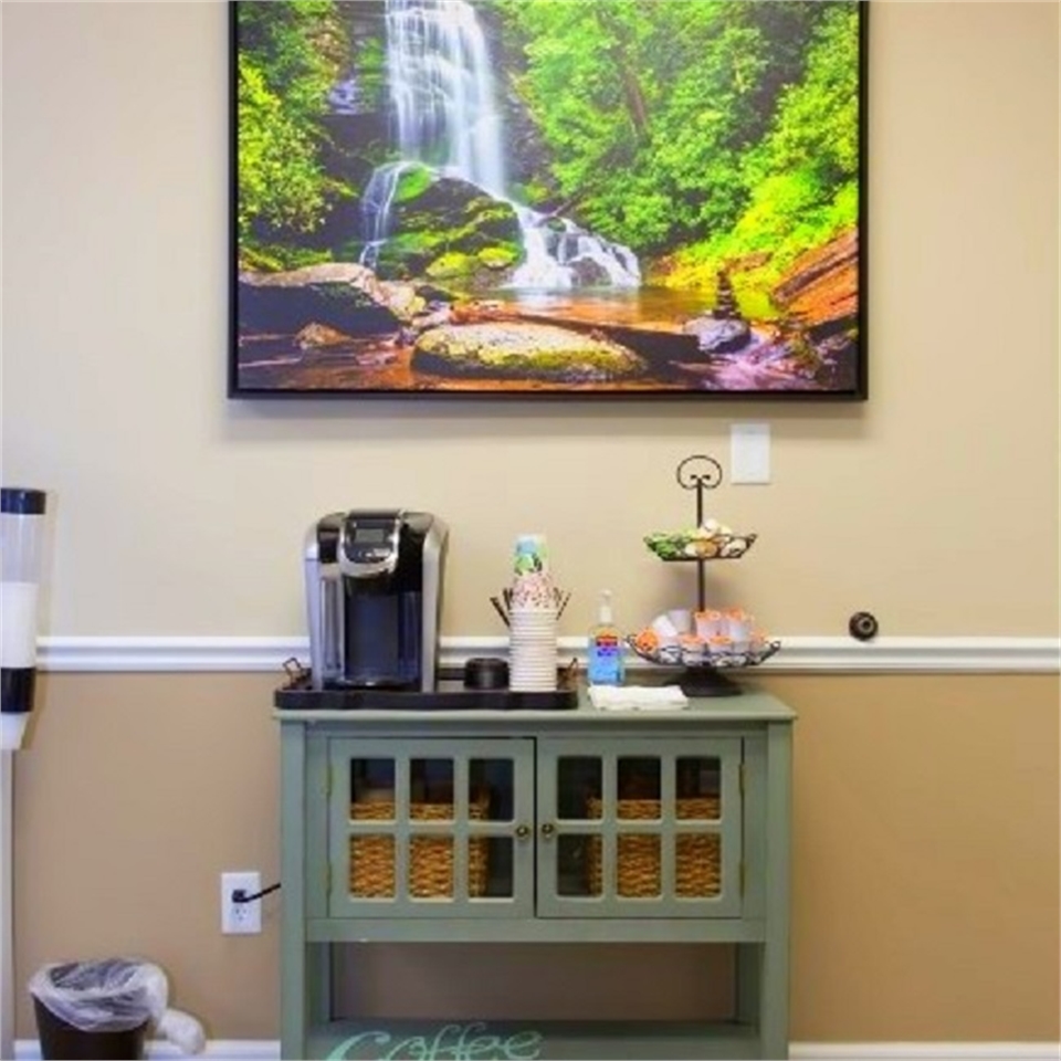 Refreshment bar at Gastonia Family Dentistry