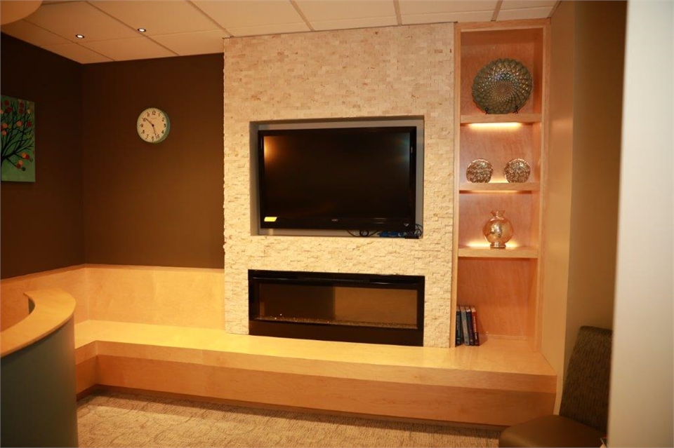 Television area at Renton dentist Renton Smile Dentistry