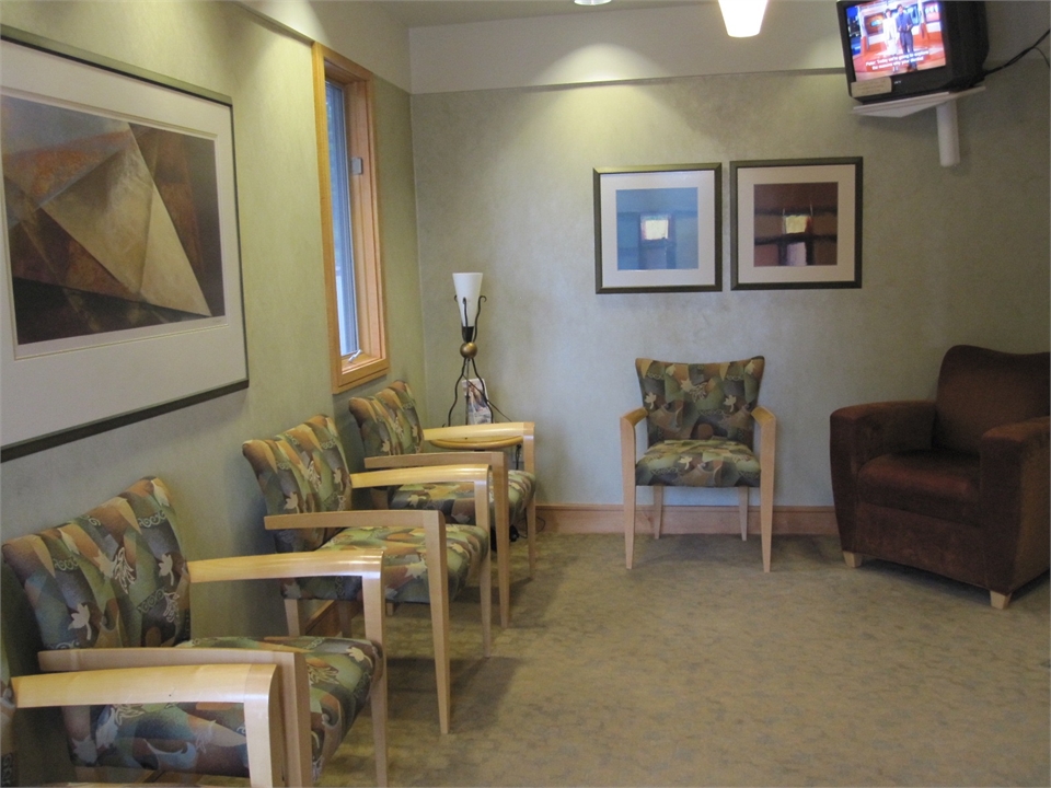 Waiting area at Asheville dentist Asheville Smiles Cosmetic and Family Dentistry