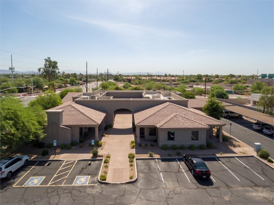 Front aerial view Scottsdale dentist Radiant Family Dentistry