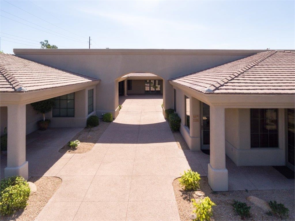 Front aerial view Radiant Family Dentistry Scottsdale AZ