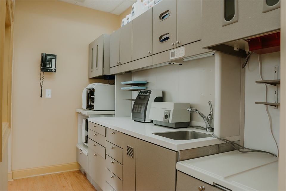 Sterilization area at Premiere Dental of Abington