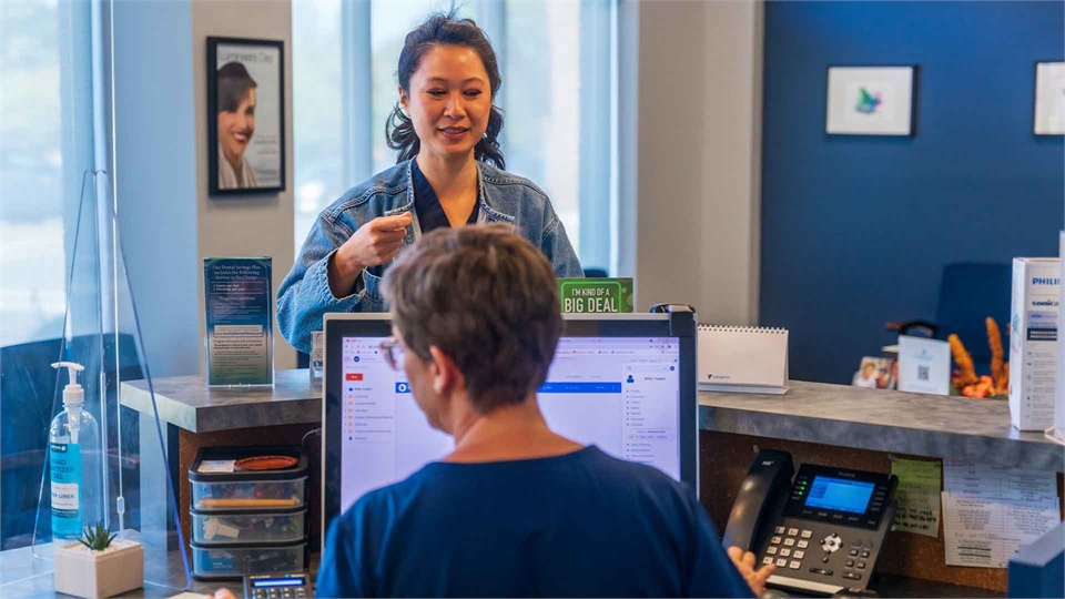 Reception staff at Family Dental Choice Charlotte NC