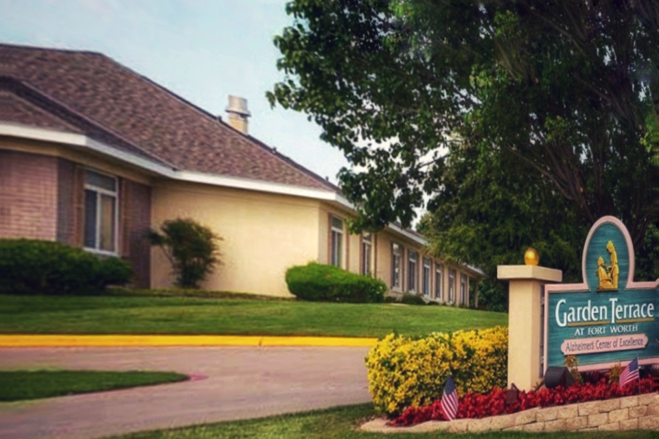 Nursing home Garden Terrace at Fort Worth few paces to the east of Fort Worth dentist Mira Vista Den