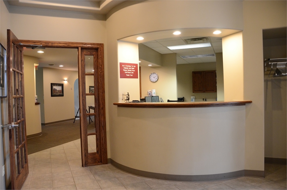 Reception center at River Ridge Dental