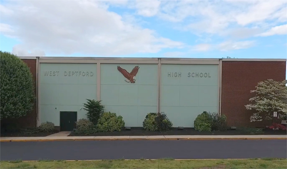 West Deptford High School at 8 minutes drive to the north of Premiere Dental of West Deptford