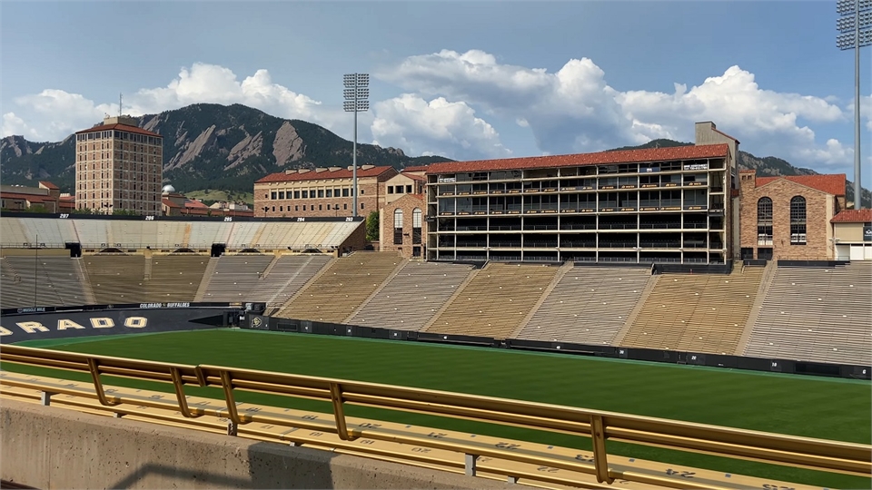 Folsom Field at 3 miles to the southwest of Rock Pediatric Dentsitry Boulder