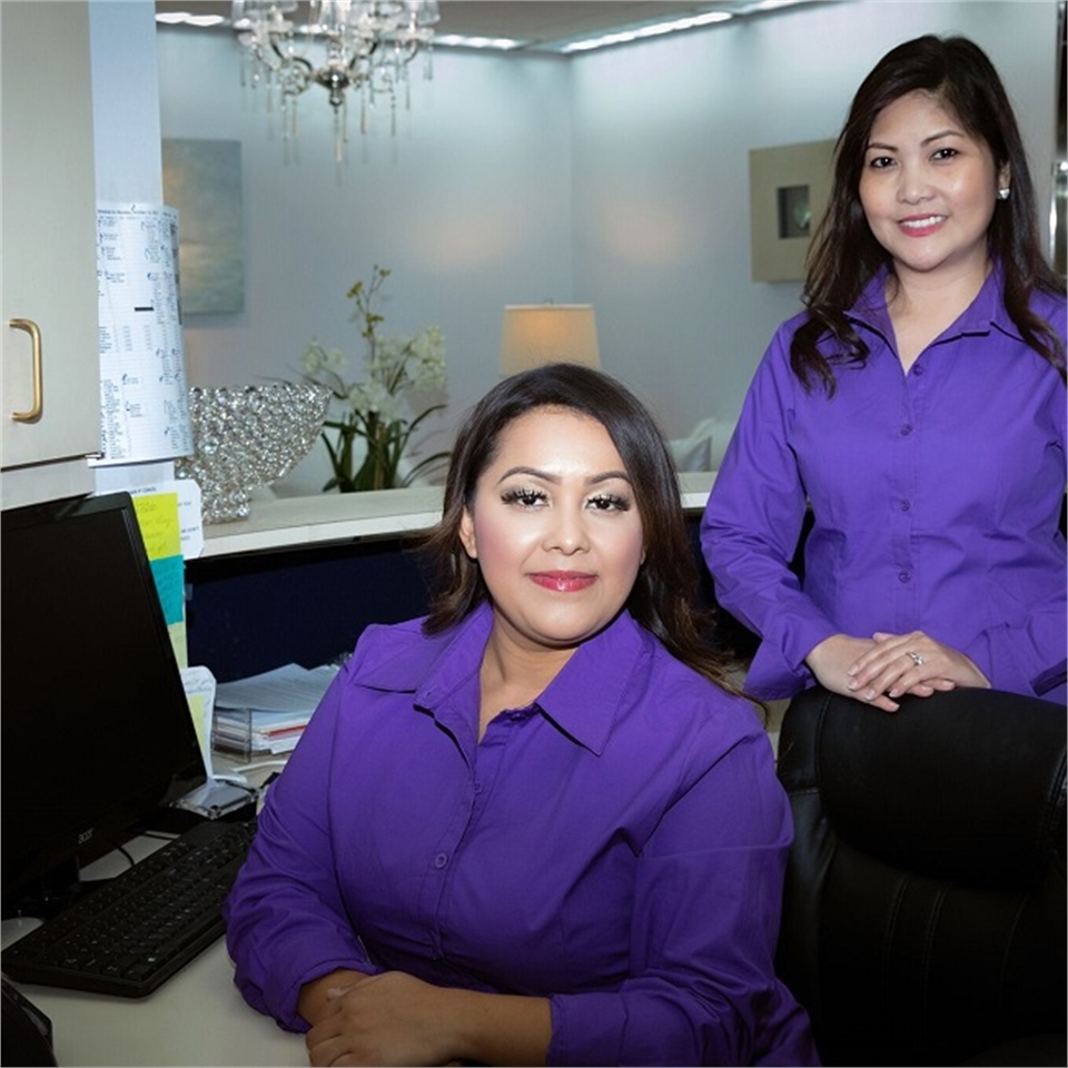 Front desk team at San Jose dental implants specialist Santa Teresa Dental Center