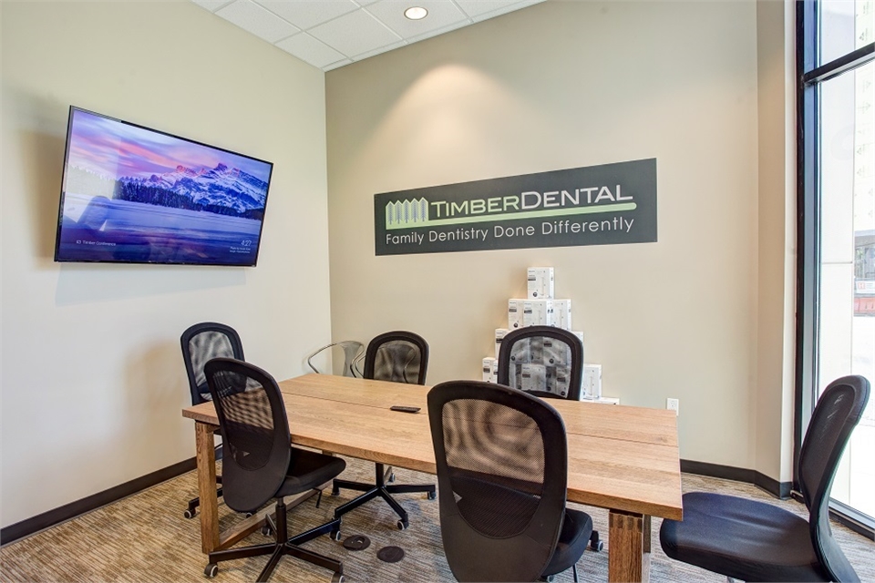 Meeting room at Portland dentist Timber Dental East Burnside