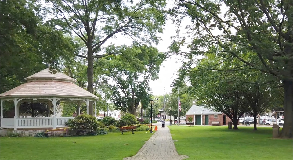 Firefighters Park at 4 minutes drive to the north of Great Neck dentist Passes Dental Care