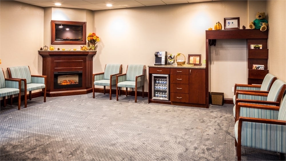 Waiting area at Passes Dental Care