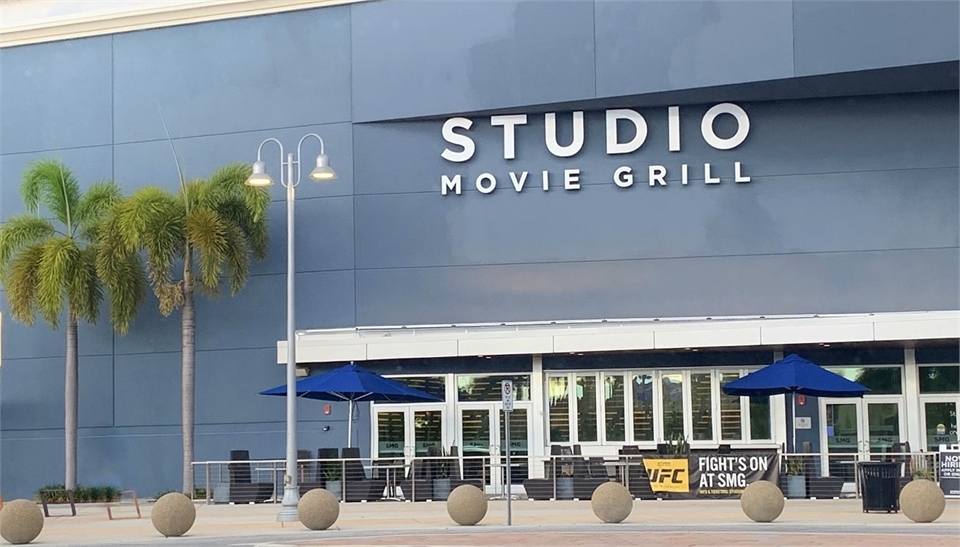 Studio Movie Grill Seminole at 2 minutes drive to the south of Bonham Dental Arts Seminole