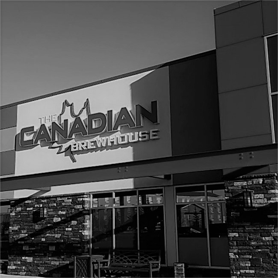 The Canadian Brewhouse a short walk to the north of Airdrie dentist Sonata Dental