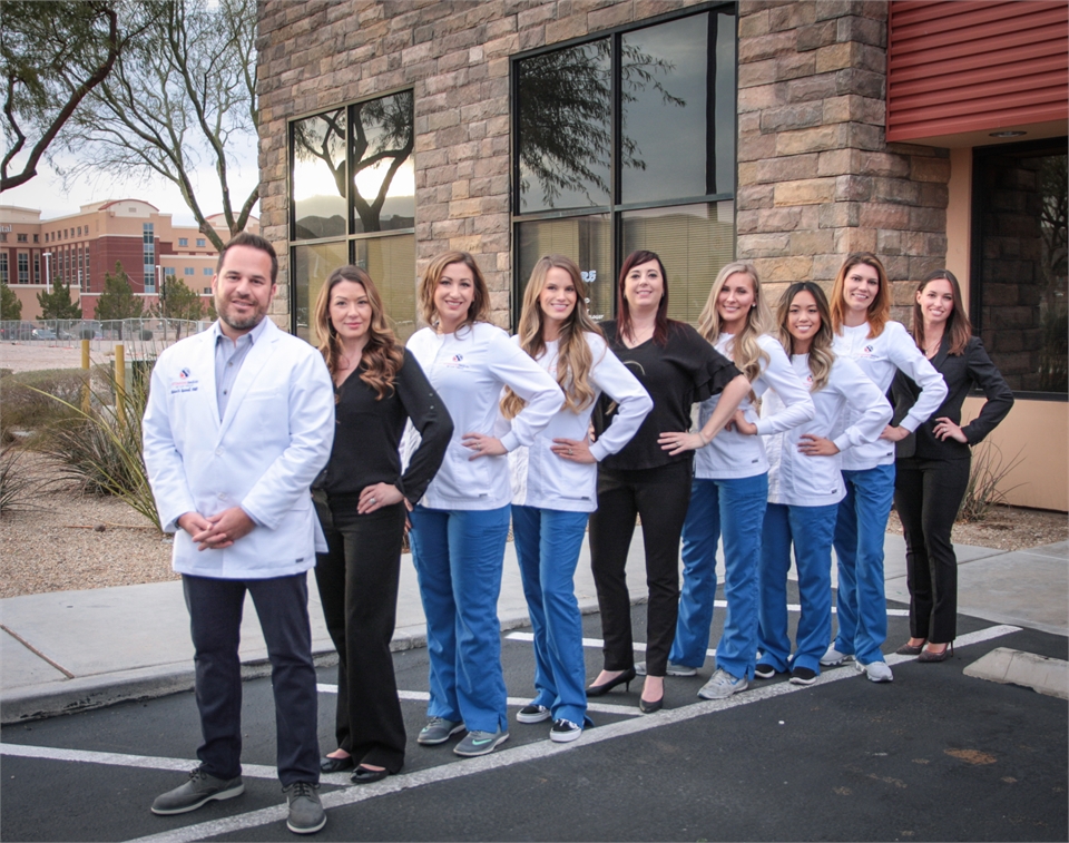 Outdoor photo session at Stunning Smiles of Las Vegas