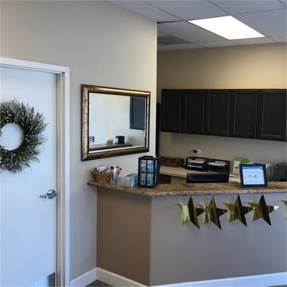 Reception area at dentist in Centennial CO Ridgeview Dental