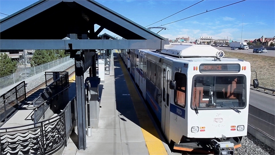 RTD Dry Creek Station 15 miles to the west of Centennial CO dentist Ridgeview Dental