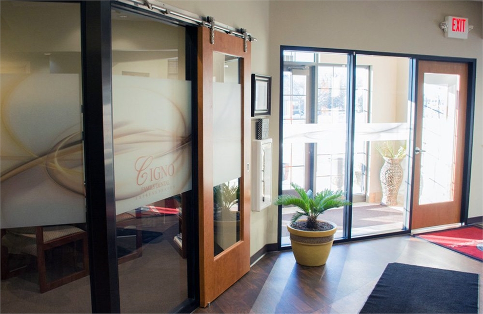 View of entrance door at Cigno Family Dental Greenfield WI