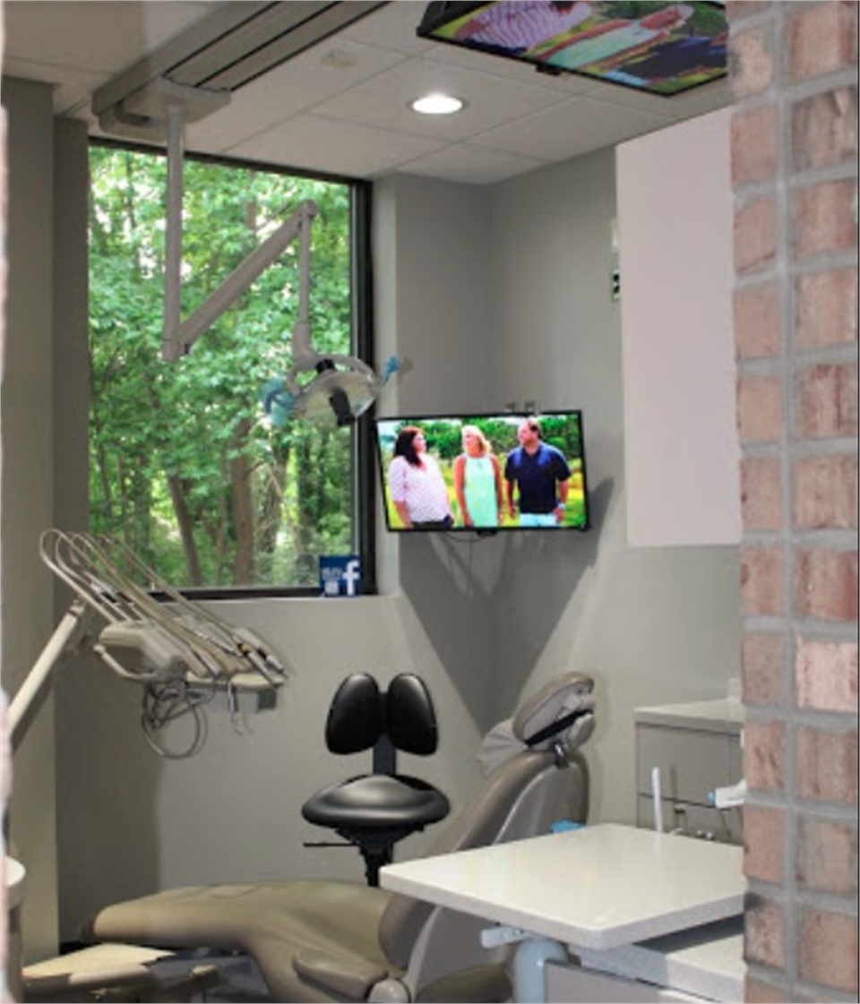 Dental operator chair at Raleigh dentist The Dental Market