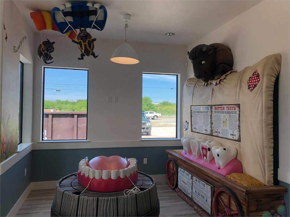 Kids play area at Cibolo Pediatric Dentistry