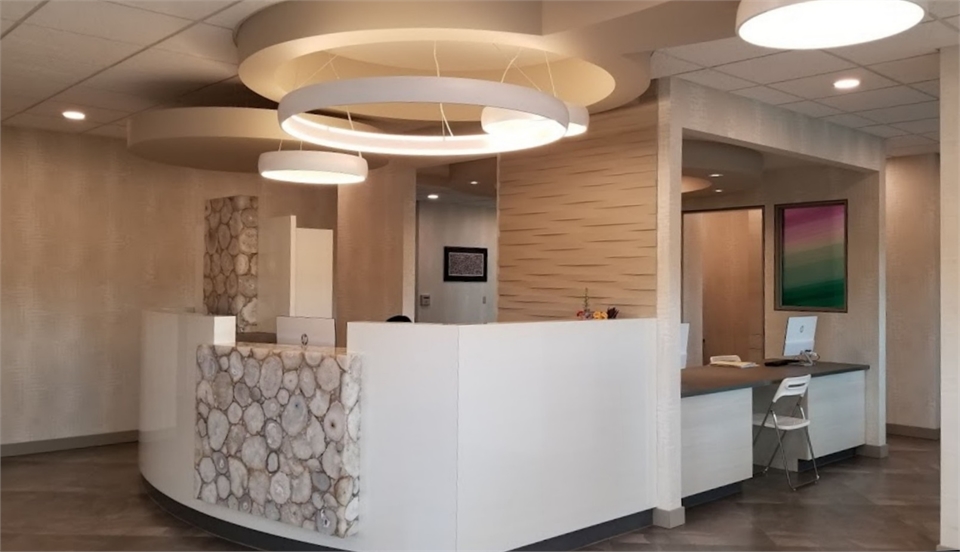 Reception area at Integral Dental Winnipeg MB