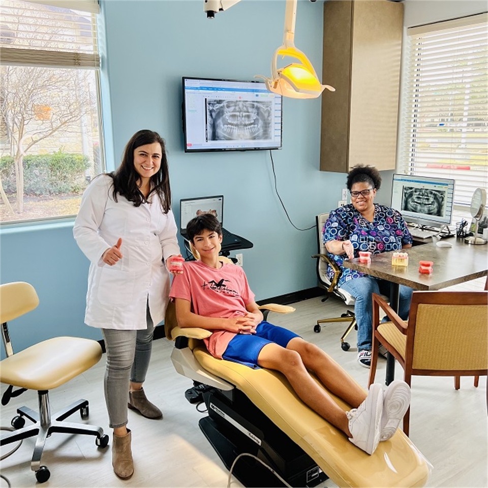 Braces patient at Smile in Style Cedar Park