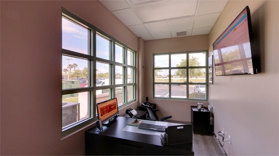 Consultation room at New Port Richey dentist A Glamorous Smile