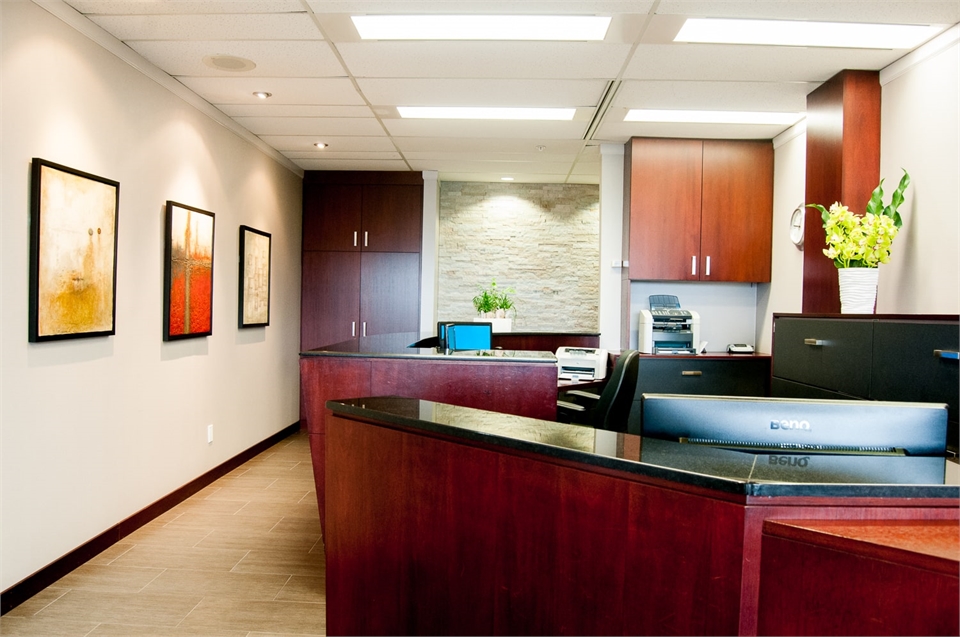 van dental clinic - reception