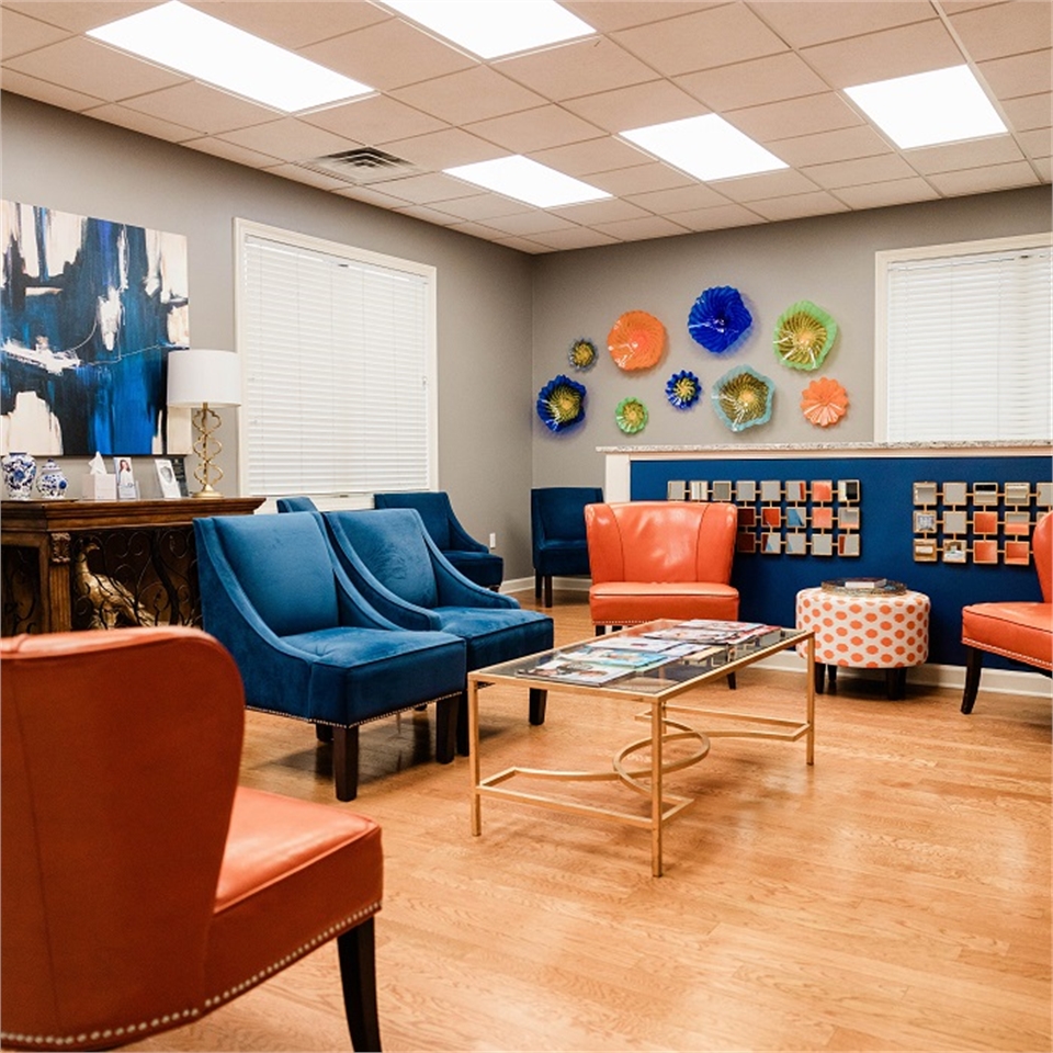 Spacious waiting area at Southard Family Dentistry Jonesboro