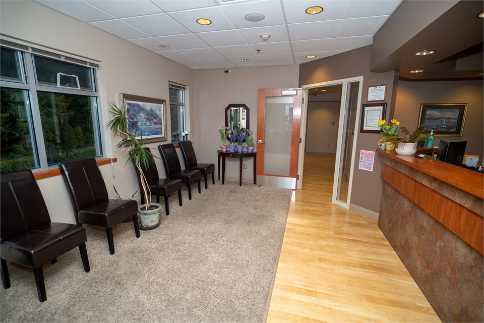 Reception area at 19th Avenue Dental Everett WA