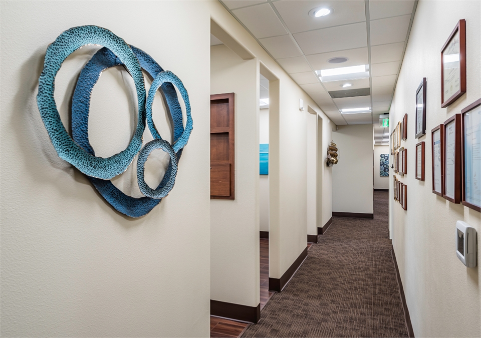 Hallway at Pier 210 Dental Group Auburn CA