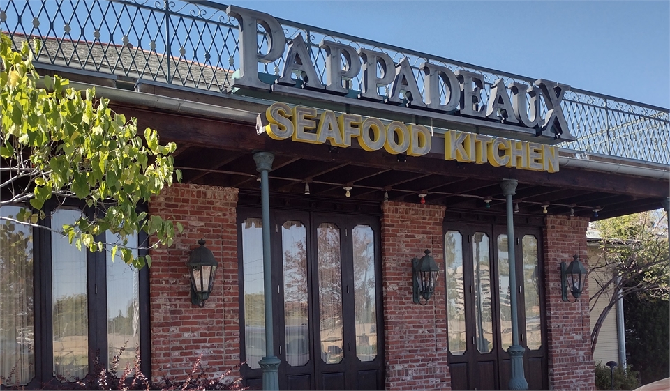 Pappadeaux Seafood Kitchen at few paces to the north of Corson Dentistry Greenwood Village