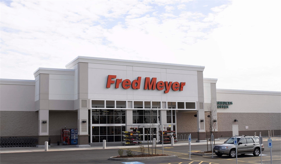 Fred Meyer on E Sprague ave few paces to the north of Serenity Dental Spokane Valley