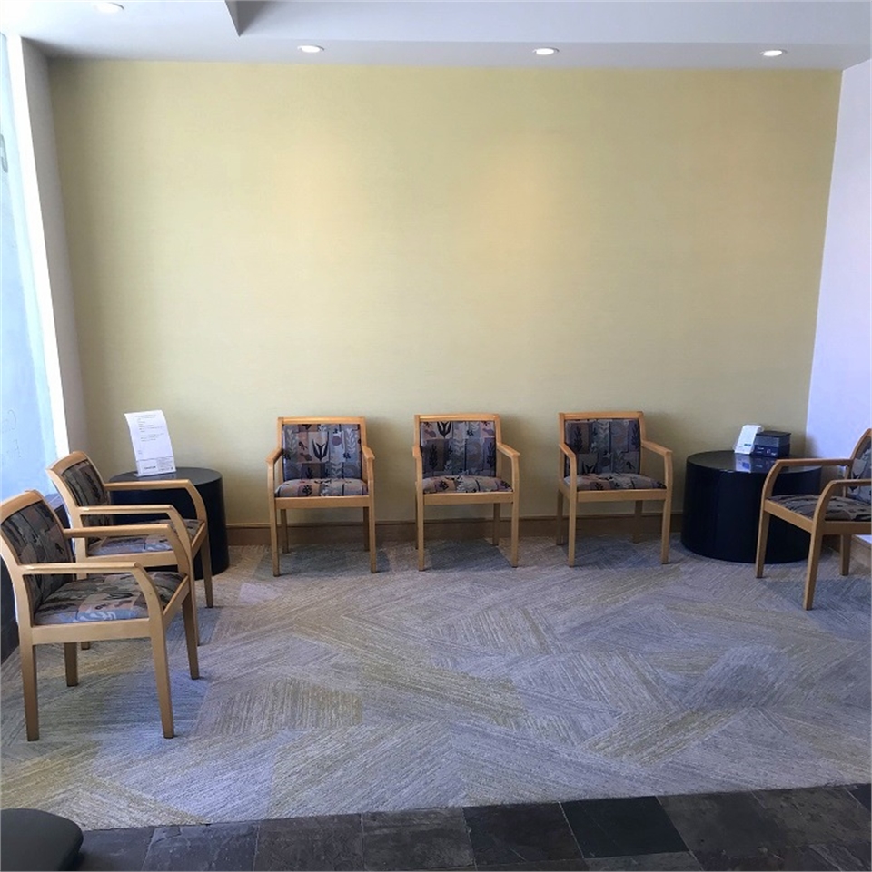 Reception area at Millbrae dentist Chris Johns DDS