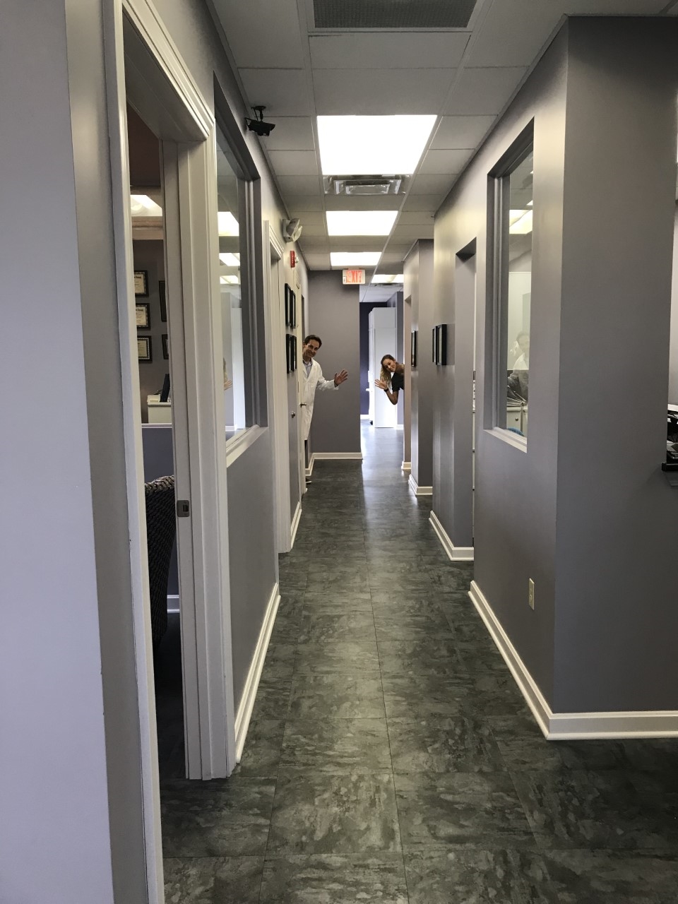 Hallway at Canton dentist Danner Dental