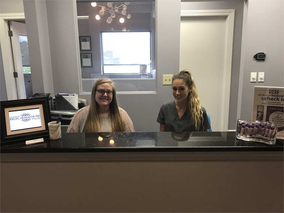 Reception desk at Canton dentist Danner Dental