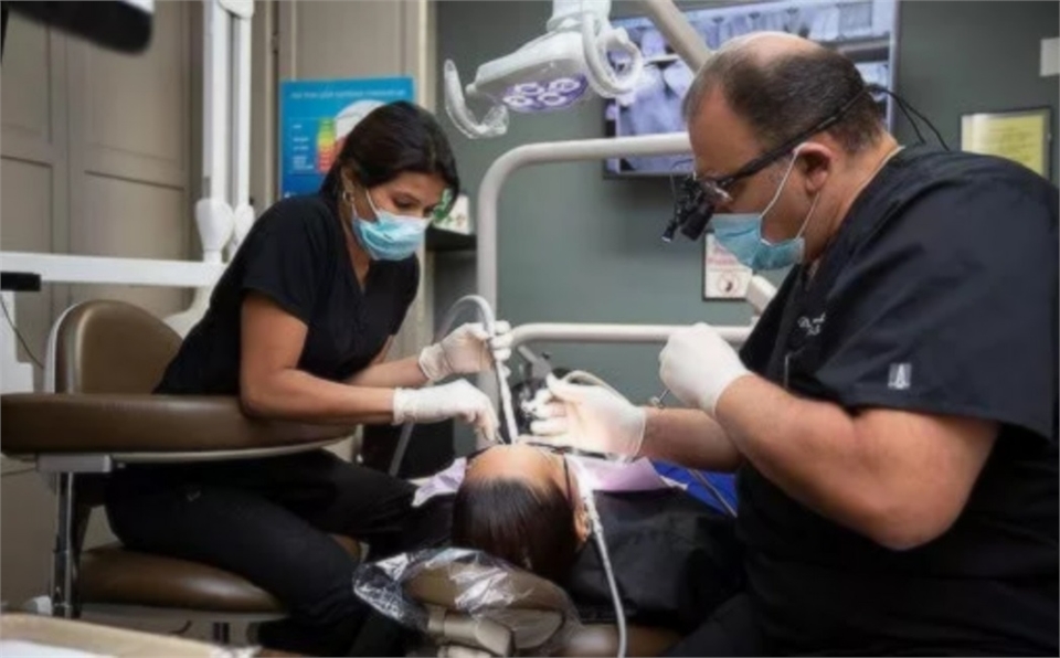 dentist at work