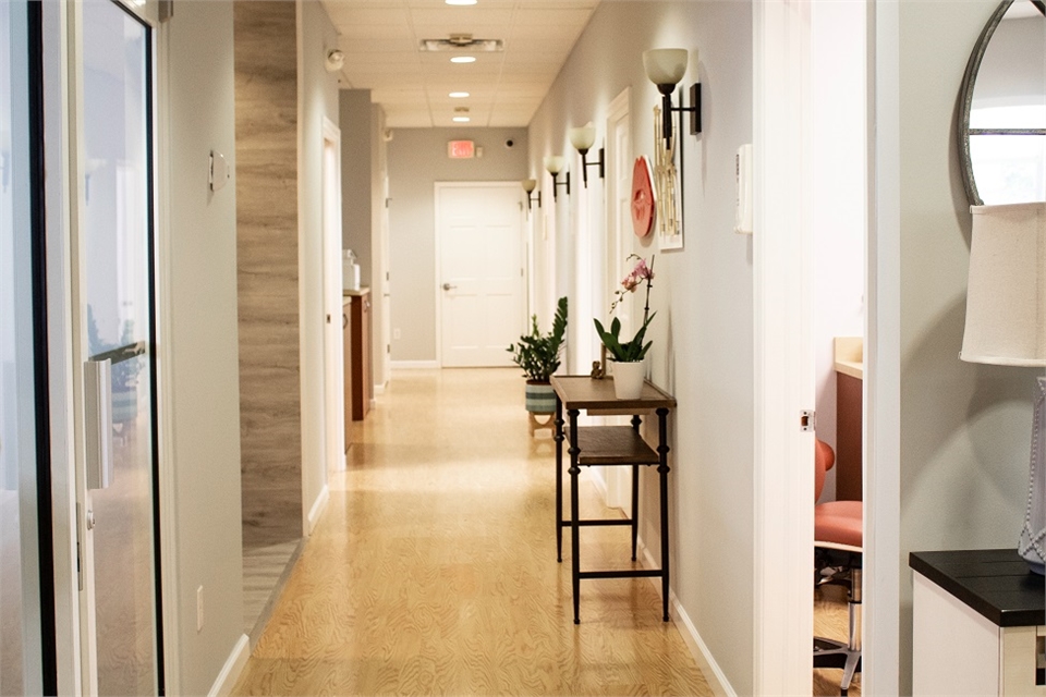 Hallway at Davie dentist One Dental Center